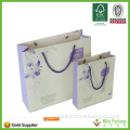 ladies paper straw bag,purple packaging gift paper bags and boxes